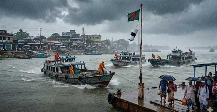 দুপুরের মধ্যে ১২ অঞ্চলে ঝড়ের আভাস
