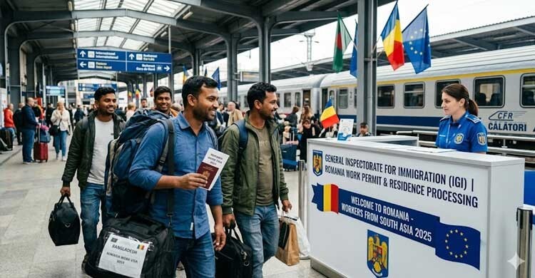 ২০২৫ সালে রোমানিয়ায় কাজের ভিসা পেয়েছেন ৮ হাজার ৩১৯ বাংলাদেশি