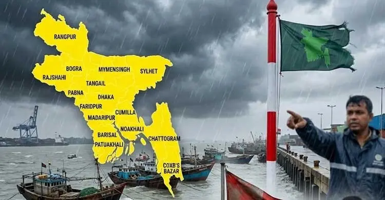 দেশের ১৬ অঞ্চলে ঝড়ের আভাস, ১ নম্বর সতর্কসংকেত