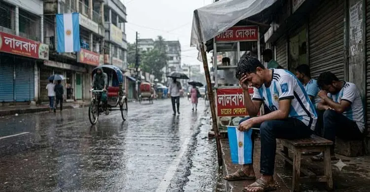 আর্জেন্টিনার পরাজয়ের শোকে এ যেন এক অচেনা ঢাকা