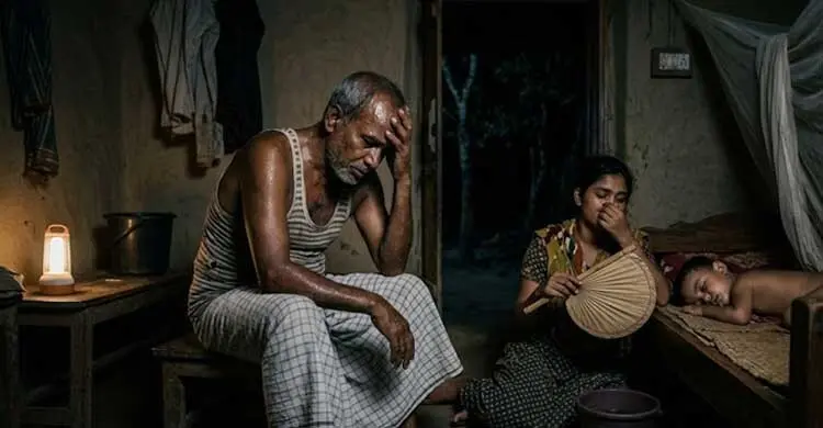 গরমে অস্থির জনজীবন, বিদ্যুতের জন্য কাটছে নির্ঘুম রাত