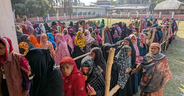 পটুয়াখালীতে চার ঘণ্টায় ভোট পড়েছে ৩১ দশমিক ৫ শতাংশ
