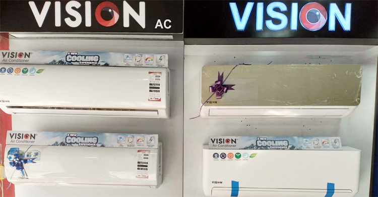 হাঁসফাঁস গরমে রমরমা এসির বিক্রি