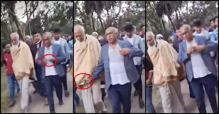 নির্বাচনী প্রচারণায় টাকা বিলি, ভিডিও ভাইরাল