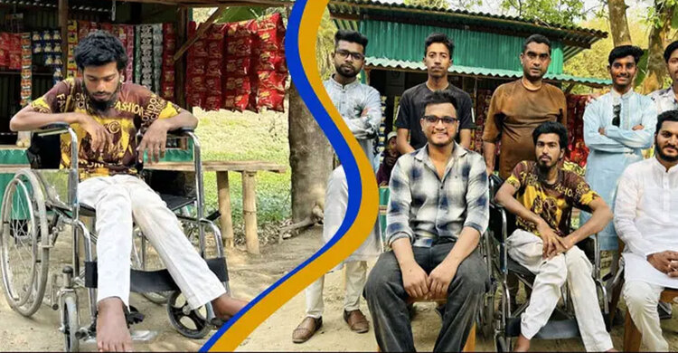 মানবিক সহায়তায় বদলে গেলো পঙ্গু কৃষকের জীবন