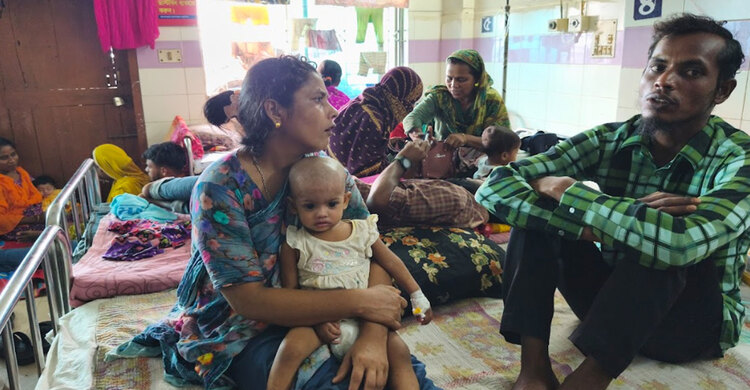 ফরিদপুরে একদিনে হাসপাতালে ভর্তি হামে আক্রান্ত ১০ শিশু