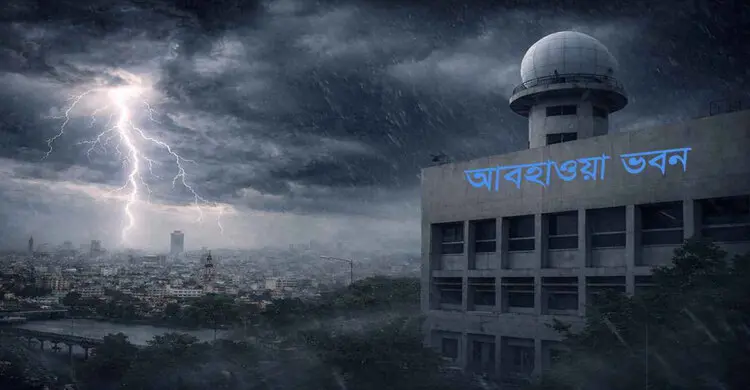সন্ধ্যার মধ্যে ঝোড়ো হাওয়াসহ বজ্রবৃষ্টি হতে পারে দেশের ৯ অঞ্চলে