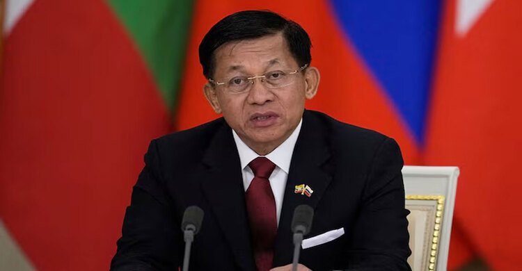 প্রেসিডেন্ট হিসেবে মনোনীত হয়েছেন মিয়ানমারের সামরিক জান্তা প্রধান