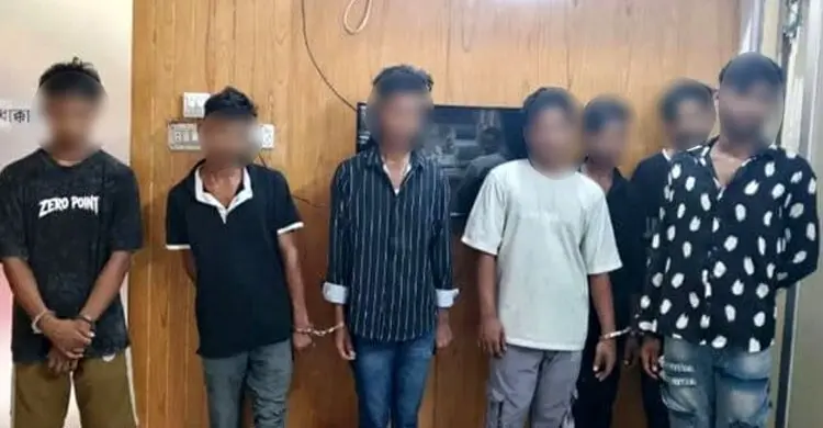 শেখেরটেক ডাকাতির প্রস্তুতির অভিযোগে গ্রেফতার ৭ জন কারাগারে