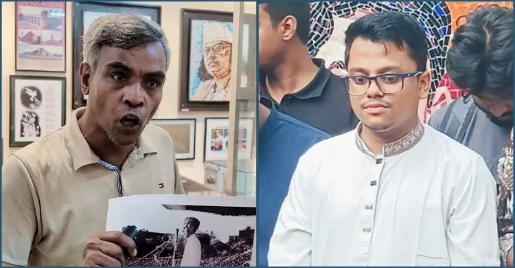 জিন্নাহর ছবি ছিঁড়ে ফেললেন ঢাবি শিক্ষার্থী, যে ব্যাখ্যা দিলেন ফরহাদ