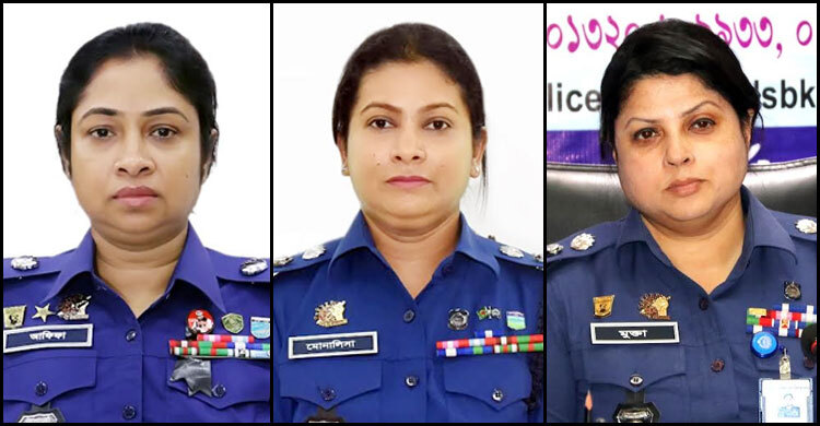 চ্যালেঞ্জিং পেশায় তিন জেলায় নারী পুলিশ সুপার