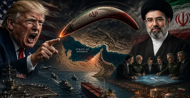 হরমুজে প্রনালীতে নৌ-অবরোধ না উঠলে নজিরবিহীন জবাব দেবে ইরান