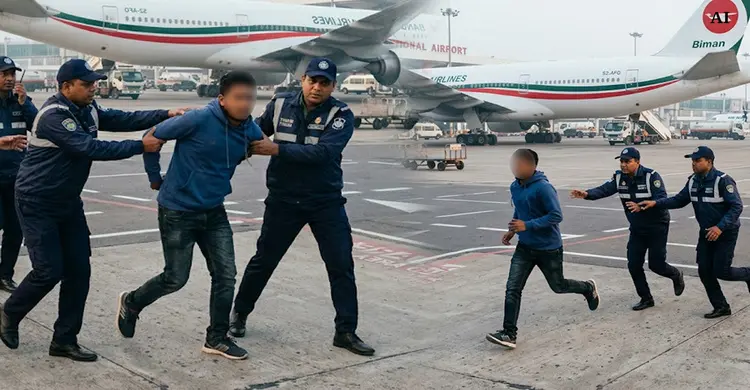 সতর্কতার পরদিনই শাহজালাল বিমানবন্দরের রানওয়ের কাছে ঢুকে পড়লেন এক যুবক