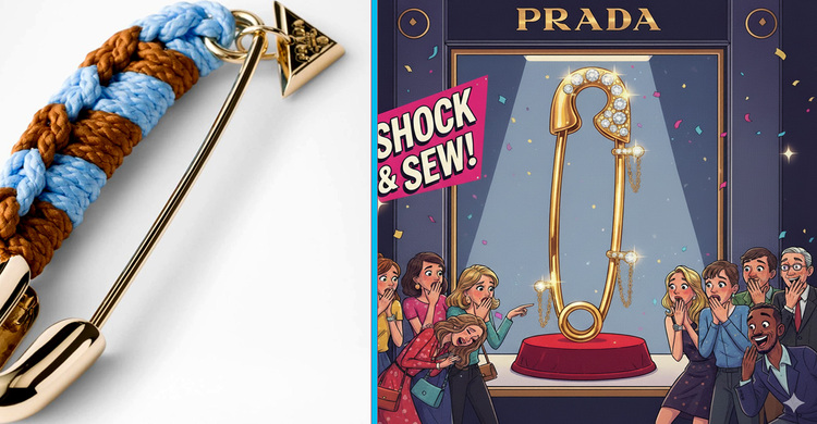 সেফটি পিন বিক্রি করে বিতর্কে প্রাডা, দাম শুনে চমকে গেলেন সবাই!