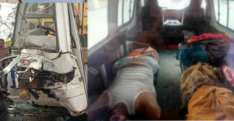 মোংলা-খুলনা মহাসড়কে বাস-মাইক্রোবাস সংঘর্ষে ১৩ জন নিহত