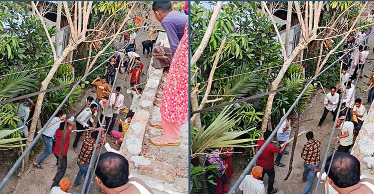 ভোলায় জমির বিরোধ নিয়ে সালিশ-বৈঠকে সংঘর্ষ, নারীসহ আহত ১৫
