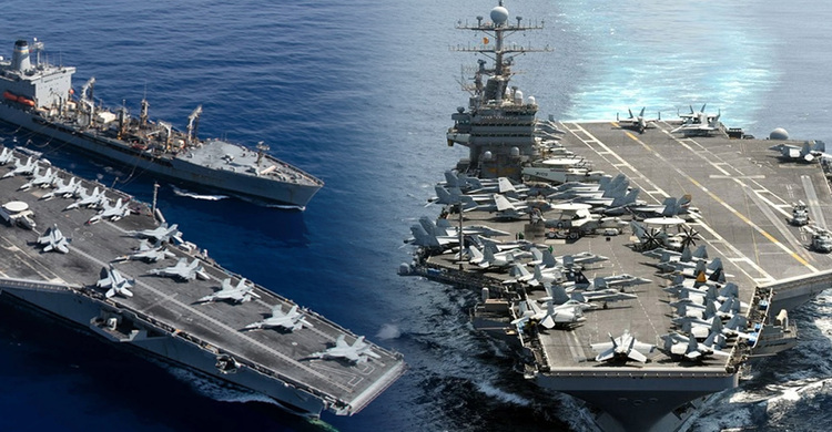 মধ্যপ্রাচ্য থেকে ফেরত গেলো বৃহত্তম মার্কিন রণতরি জেরাল্ড আর. ফোর্ড