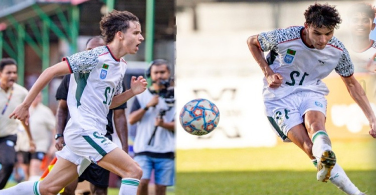 তরুণ প্রবাসী ফুটবলারের জোড়া গোলে পাকিস্তানকে হারালো বাংলাদেশ