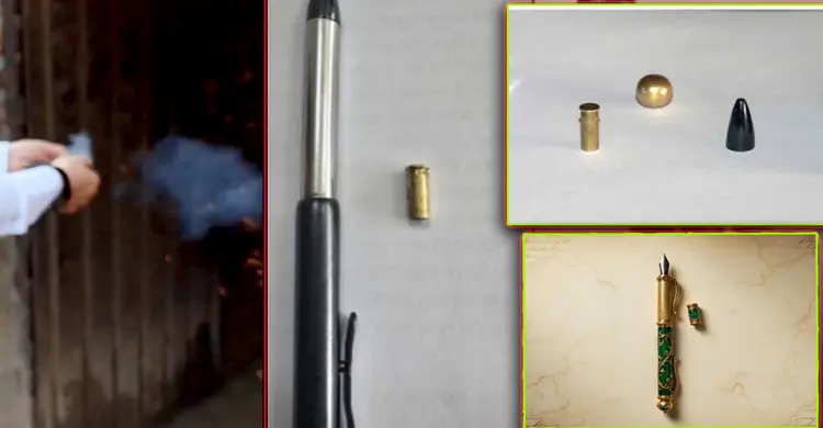 কলমের মতো দেখতে প্রাণঘাতী অস্ত্র ‘পেন গান’