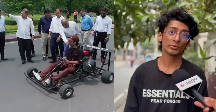 রিজওয়ানের গো-কার্টে প্রধানমন্ত্রী; উন্নত সংস্করণ তৈরিতে সহায়তার আশ্বাস