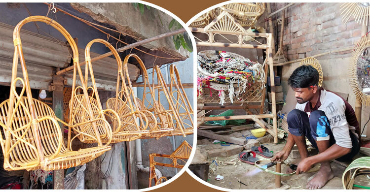 স্বাধীনতার আগেই রাজশাহীতে গড়ে ওঠে বেত শিল্প