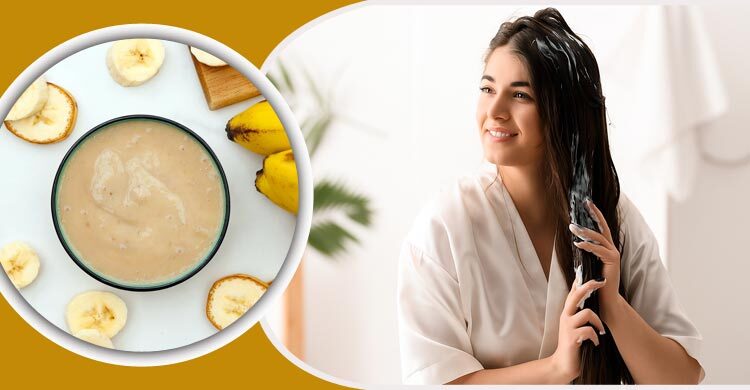 কলার ব্যবহারে চুল হবে ঝলমলে