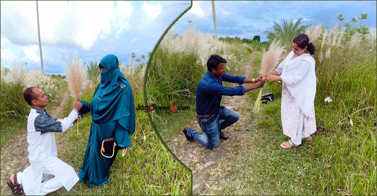 মাদারীপুরে কাশফুলের মুগ্ধতায় দর্শনার্থীদের ভিড়