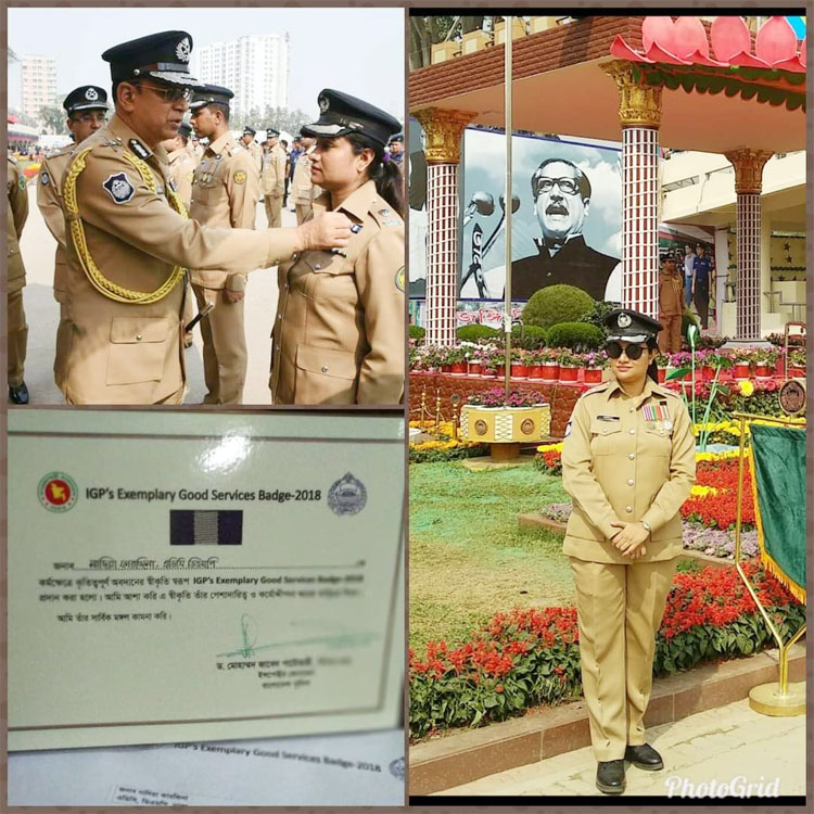 অতিরিক্ত পুলিশ সুপার নাদিয়া ফারজানা