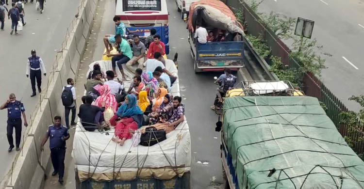 যানজটের কবলে গাজীপুরের দুই মহাসড়ক