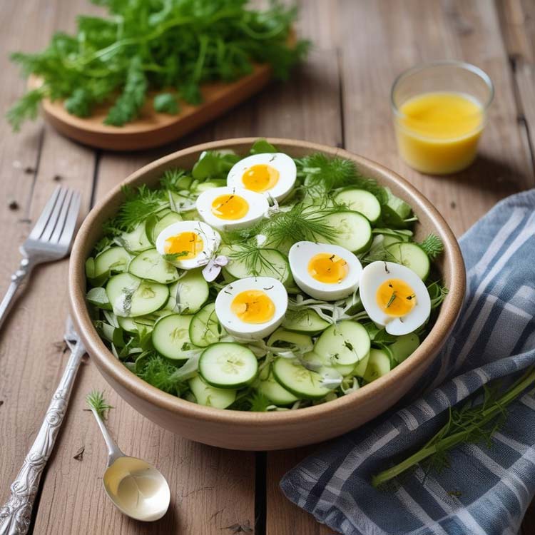 ওজন কমাতে ডিমের সালাদ