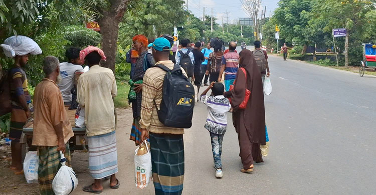 বাগেরহাটে ৪৮ ঘণ্টার হরতাল চলছে, ভোগান্তি