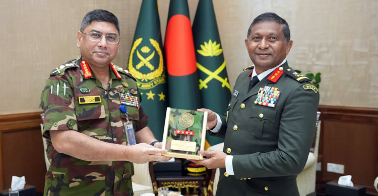 সেনাপ্রধানের সঙ্গে মালদ্বীপ ডিফেন্স ফোর্স প্রধানের সাক্ষাৎ