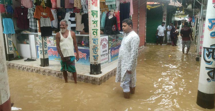 শেরপুরে বাঁধ ভেঙে নদীতে বিলীন ১১ পরিবারের বসতভিটা