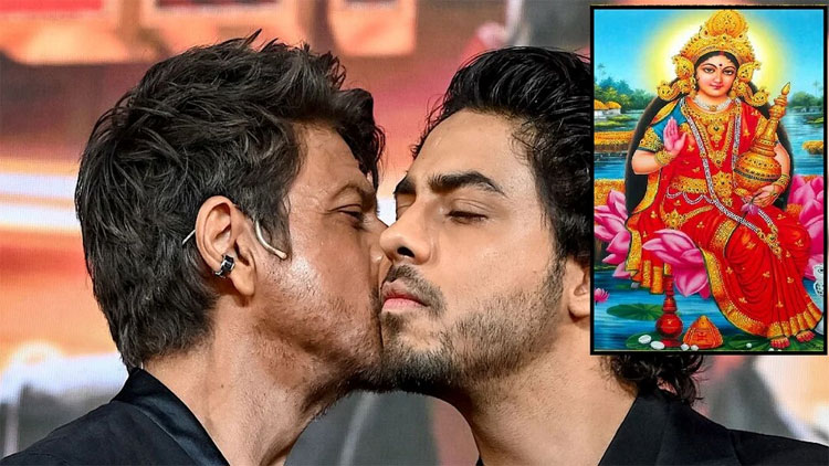 লক্ষ্মীপূজা দিয়ে ছেলের ওয়েব সিরিজের কাজ শুরু শাহরুখের