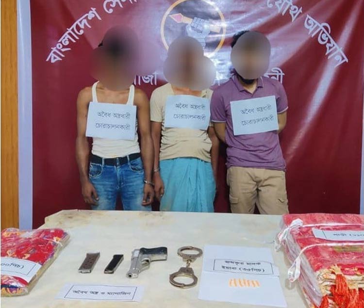 দেশব্যাপী সেনা অভিযানে ৭ দিনে গ্রেফতার ১৪৯