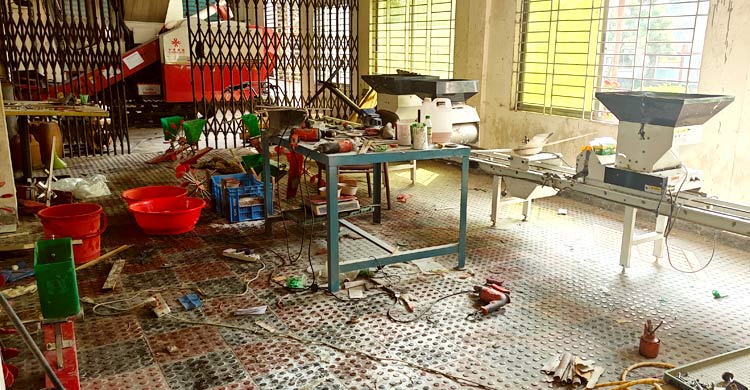 শুধু নামেই কৃষি যন্ত্রপাতি টেস্টিং ও ট্রেনিং সেন্টার