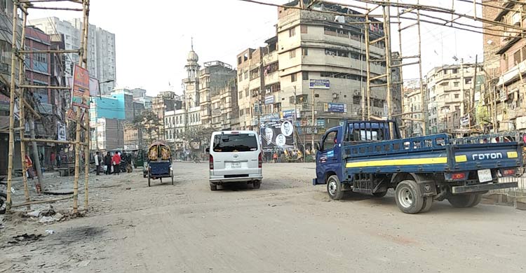 খালেদা জিয়ার শোকে বিলীন পুরান ঢাকার কোলাহল