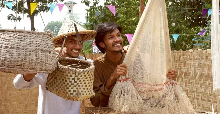 রাবি শিবিরের নববর্ষ প্রদর্শনীতে গ্রাম-বাংলার ঐতিহ্য