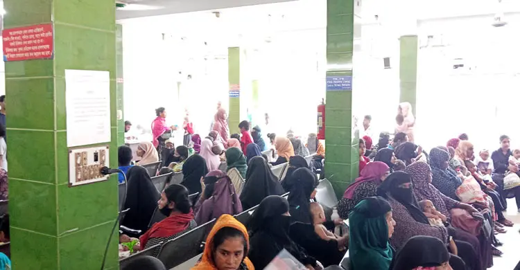 রোগীর চাপ চারগুণ বেড়েছে খুলনা শিশু হাসপাতালে