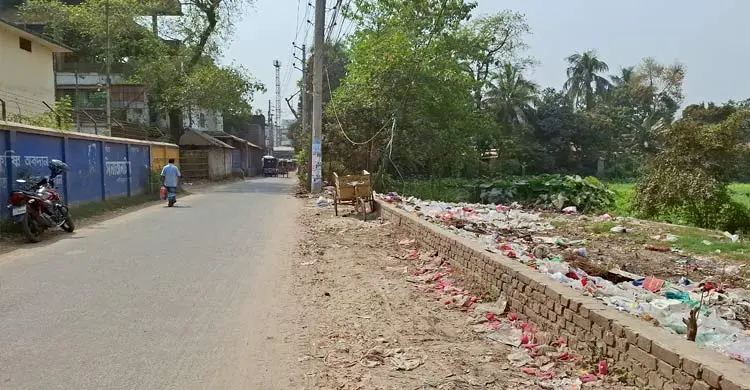 ড্রেন বন্ধ সড়ক অচল, মশা-মাছির উপদ্রবে বিপর্যস্ত পৌরবাসী