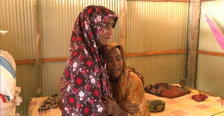 বাবা ছাড়া পরিবারের সবাই নিহত, যেন কান্নারও কেউ নেই