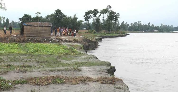 কুড়িগ্রামে বাড়ছে নদ-নদীর পানি, স্বল্পমেয়াদি বন্যার শঙ্কা