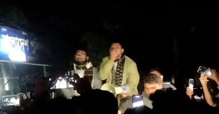 শাপলা কলির কর্মী-সমর্থকদের ওপর হামলা, থানা ঘেরাও করলেন হান্নান মাসউদ