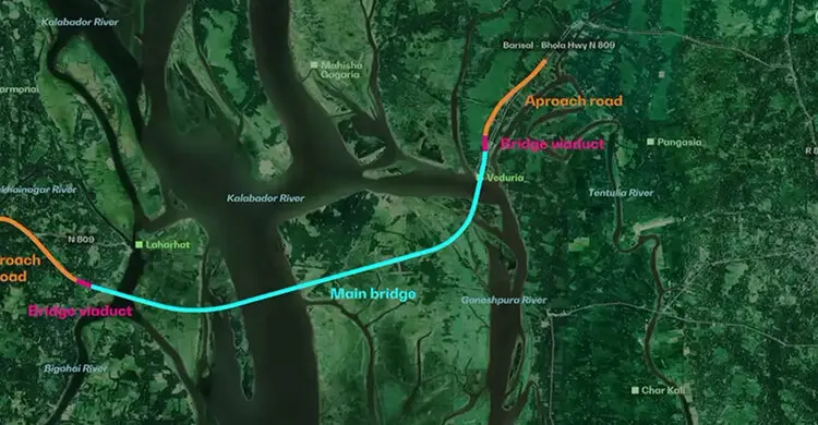 ভোলা-বরিশাল সেতু নির্মাণ করা হবে