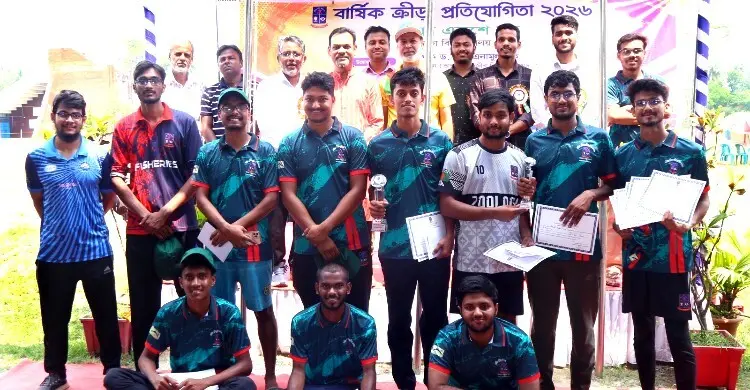 ঢাবি অমর একুশে হলের ক্রীড়া প্রতিযোগিতায় চ্যাম্পিয়ন জামান