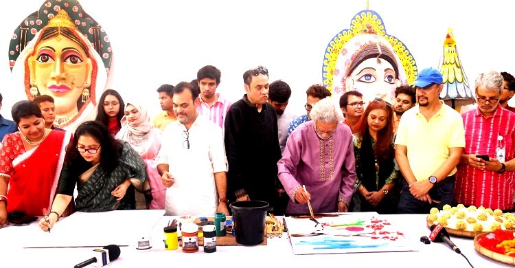 ঢাবির চারুকলা অনুষদে বাংলা নববর্ষ উদযাপনের প্রস্তুতি শুরু