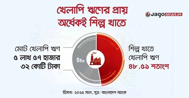 পোশাক-কৃষিভিত্তিক শিল্পে বাড়ছে খেলাপি ঋণের চাপ