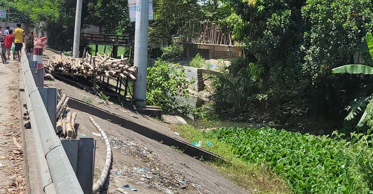 ৪০০ বছরের হরিগঞ্জ খাল এখন সরু নালা