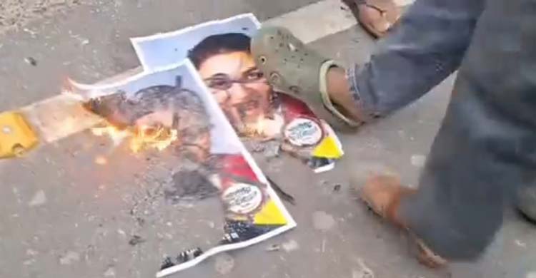 পশ্চিমবঙ্গে জয়া আহসানের ছবিতে আগুন-বিক্ষোভ