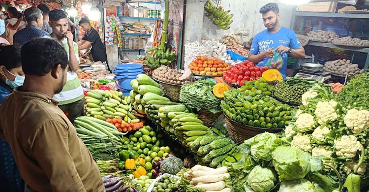 কমেনি পেঁয়াজের দাম, সরবরাহ বাড়ছে শীতের সবজির